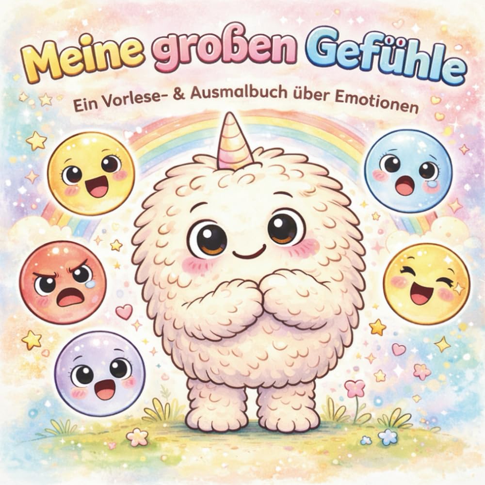 Meine großen Gefühle: Ein Vorlese- & Ausmalbuch über Emotionen für Kinder ab 2