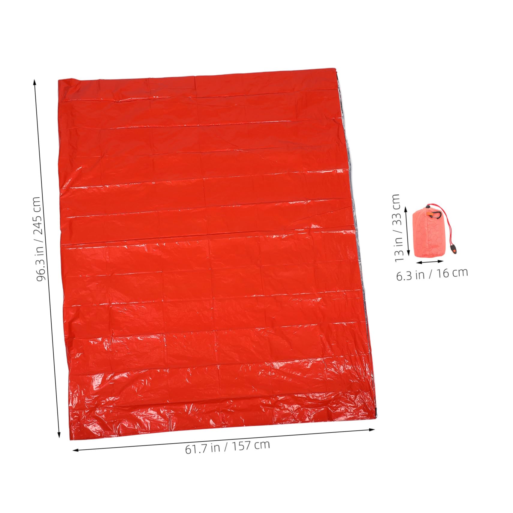 BESPORTBLE Portable Emergency Tent Thermal Insulated Blanket Quick Setup Survival Shelter Essential for Outdoor Activities