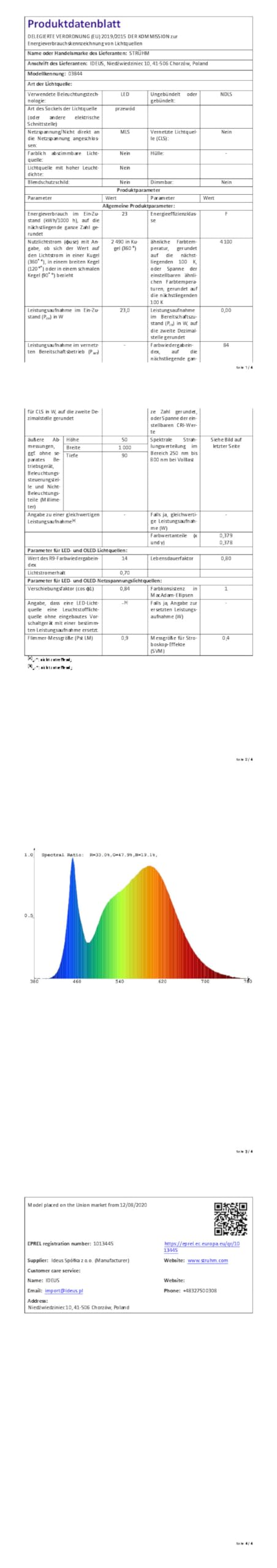 Licht-Erlebnisse LED Wandlampe Badezimmer 100 cm lang XXL 4100 K 2050 lm neutralweiß Edelstahl Acryl Chrom Weiß Wandleuchte Spiegelleuchte