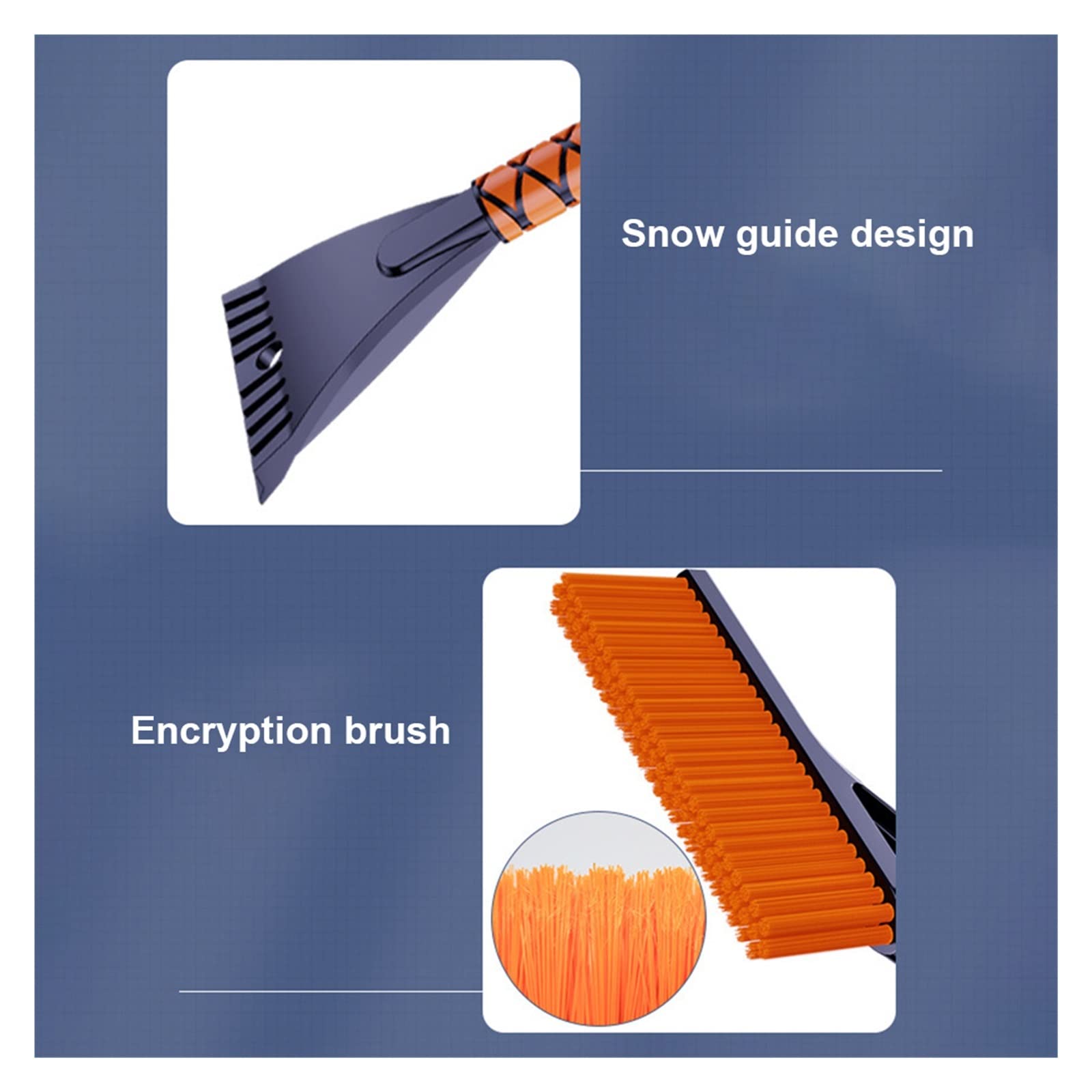 Verre Hiver déglaçant Brosse rétractable Pelle Voiture Neige Verre décapant Outil de Nettoyage Accessoires de Lavage