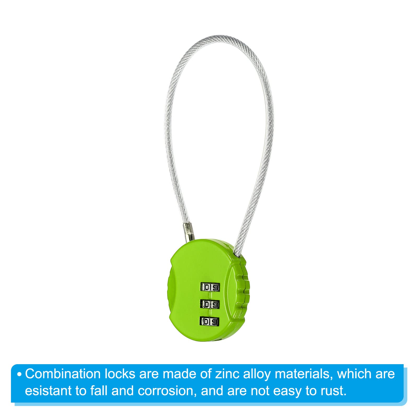 PATIKIL Combination Lock 8 Inch - Image 4