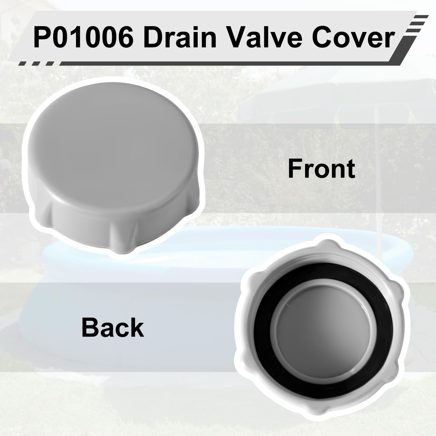 Bouchon Vidange Piscine Remplacement Compatible avec Coleman Piscines P01006