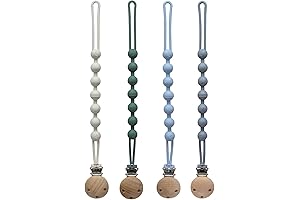 One-Piece Silicone Pacifier Clip for Boys, A Must-Have for Little Munchkins
