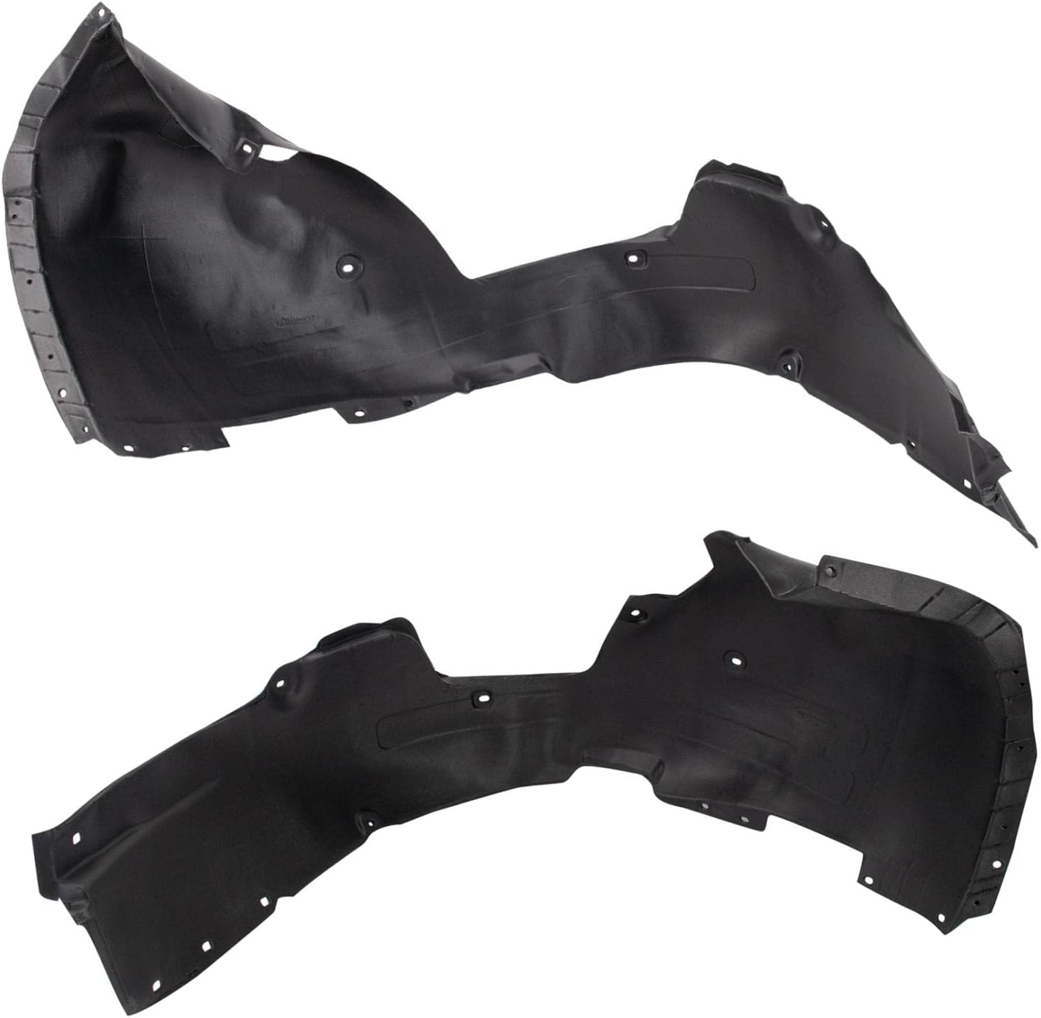 TRQ Front Inner Fender Liner Set Compatible with 20172018