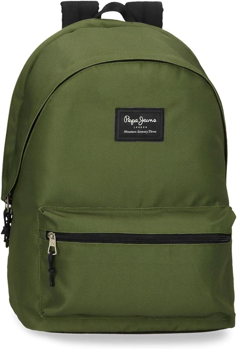Pepe Jeans Aris Backpack One Size, Green, Laptop Backpack Double Compartment