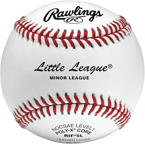 Miniatura 1 de Rawlings  RIF Little League Training Baseball  12 unidades  Nivel 5 (Edades 7-10) y Nivel 10 (Edades 10+)