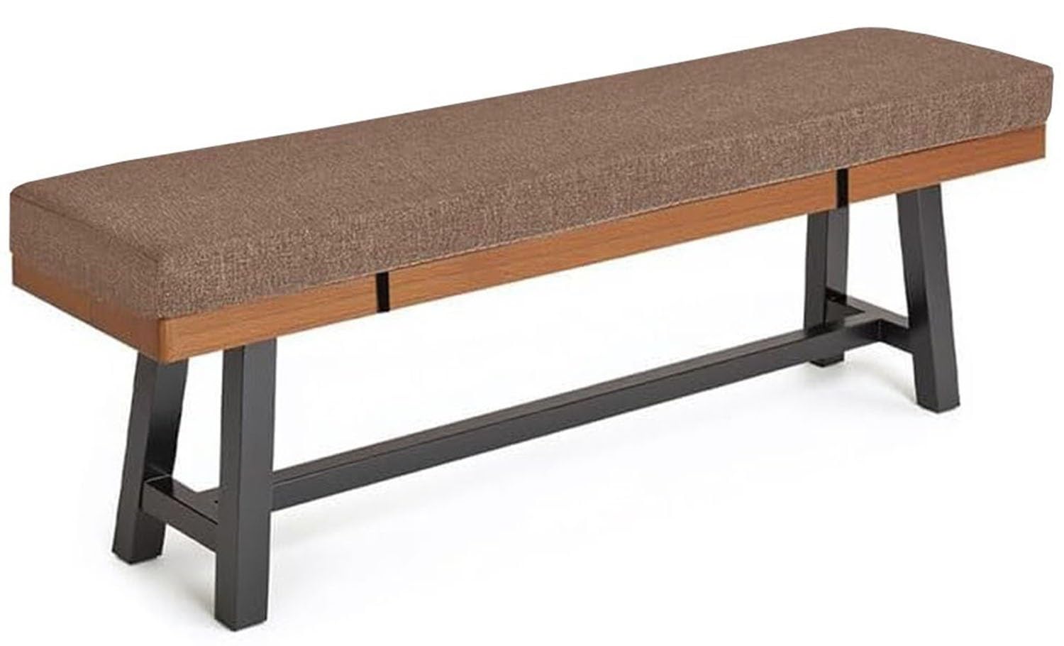Outdoor Bench Cushion 140cm/100cm/120cm/150cm/220 x 40cm for Indoor Garden Furniture, Non Slip Pad Patio Kitchen Sofa Bench Cushions for Dinning Bench Swing Window Seat Pad(Coffee,110x23x3cm)