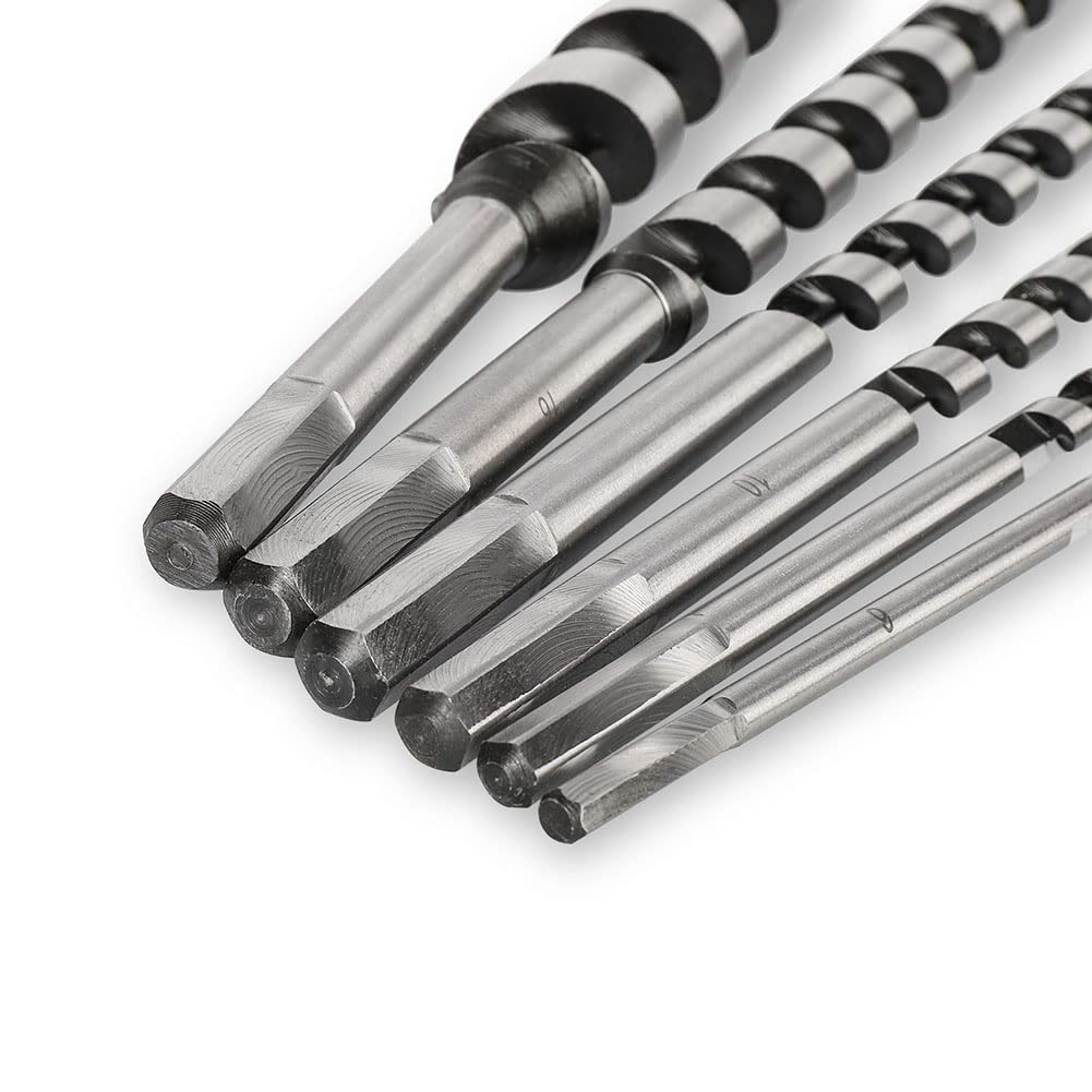 Wiertła kręte, wiertła do metalu, bardzo długie drewno, 6 szt. Wiertła ślimakowe 460 mm wiertła stolarskie do drewna