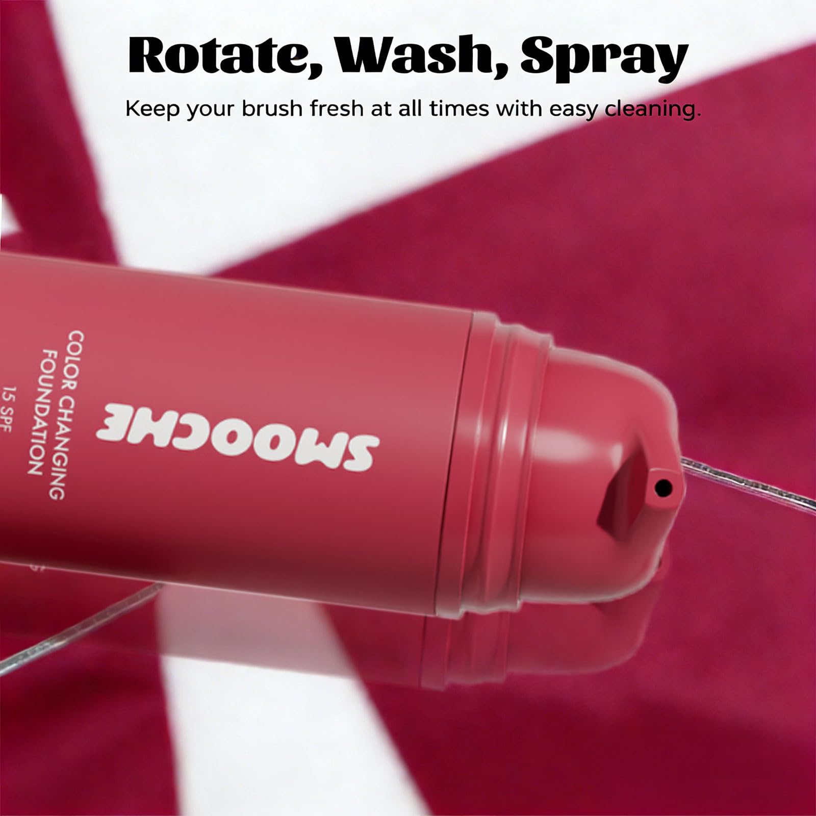 Smooche Foundation Korean, Smooche Colour Changing Foundation, Moisturizing Concealer Brighten Long-Lasting, Even Skin Tone for All Skin Types - 30ml (1 Pack) - 3