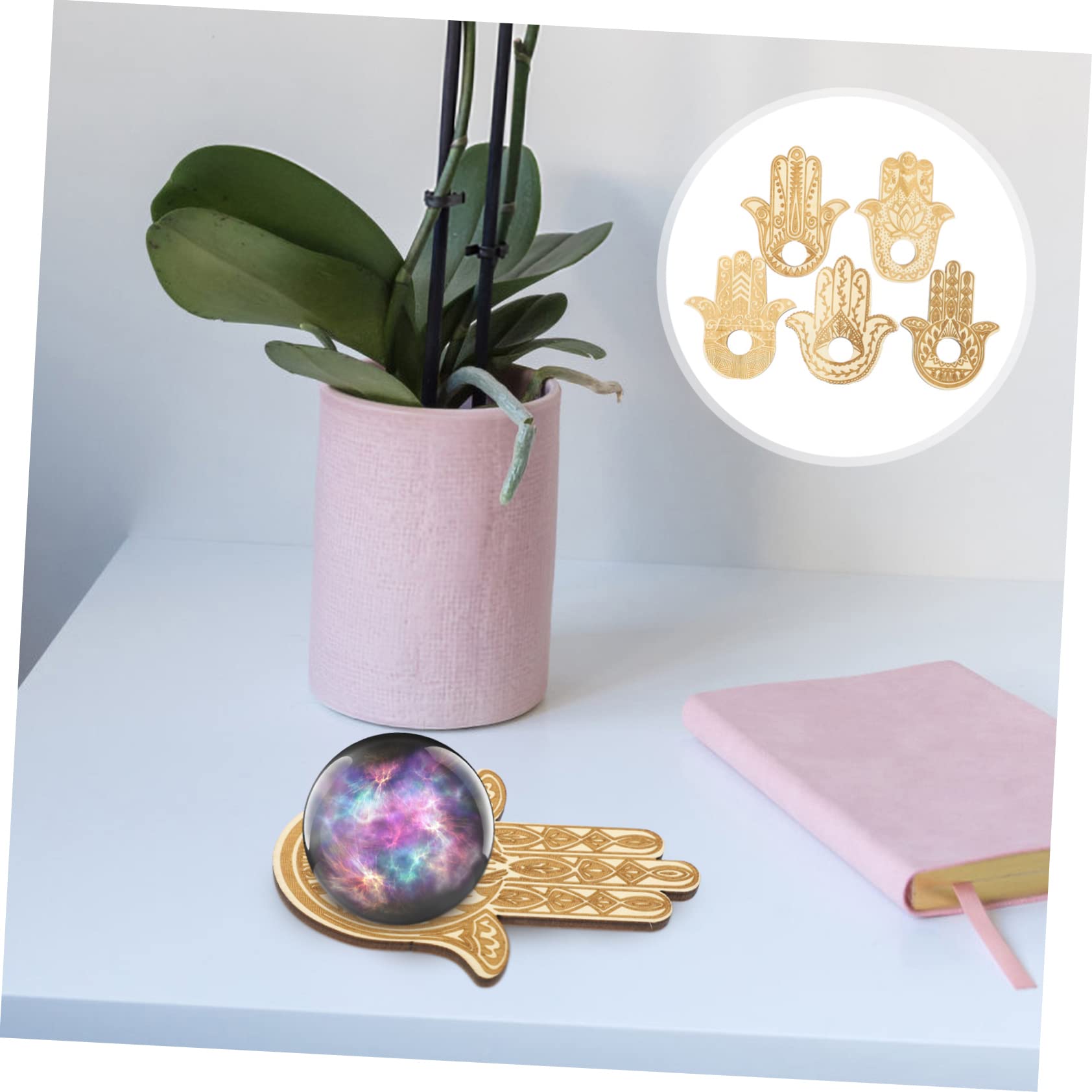 BESPORTBLE 20pièces Support pour Sphères Cristal Lot de Présentoir Décoratif pour Balles Base Stable Et Élégante pour Collection
