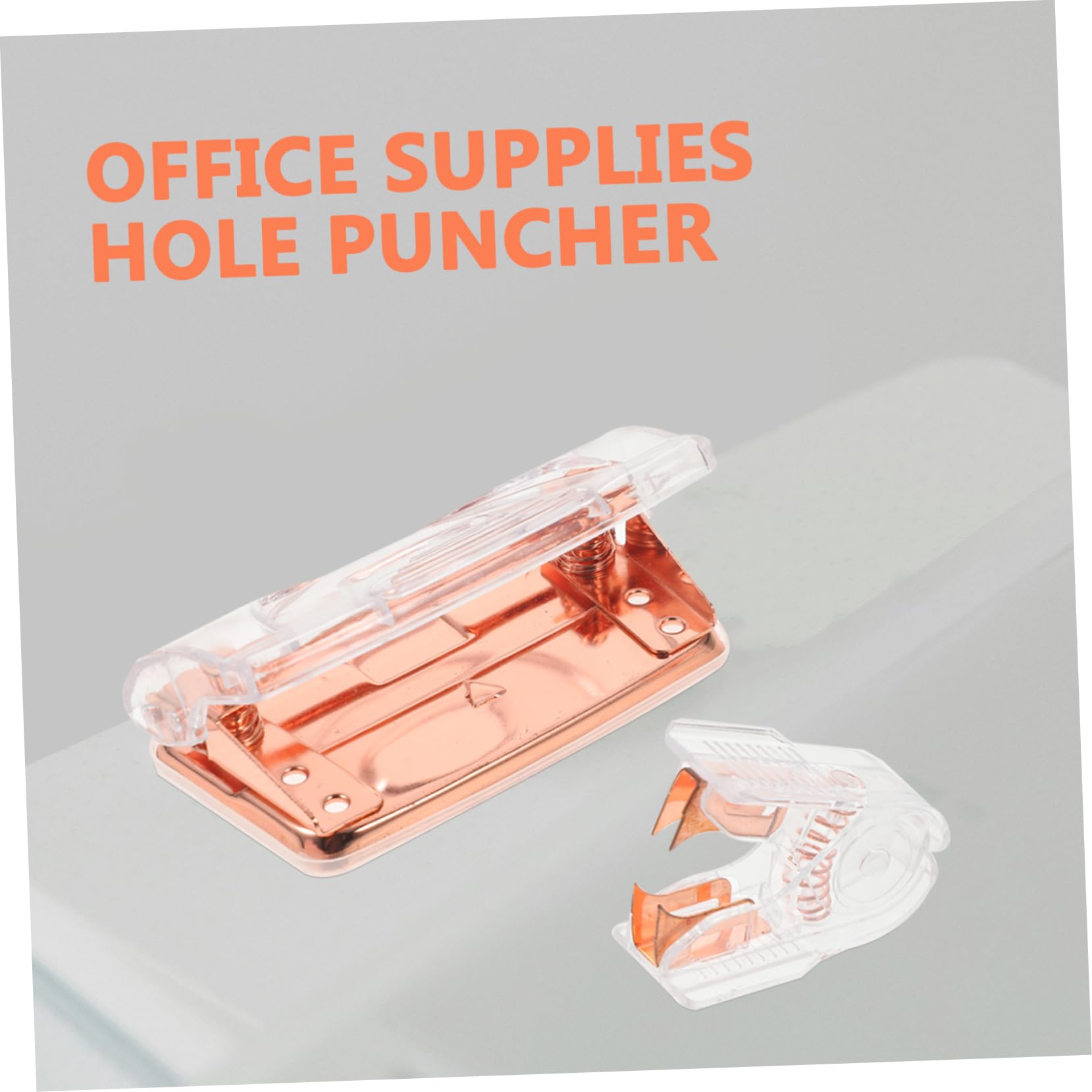 NUOBESTY 5 Set Di base portatili uffizi pinza pinze tenaglie accessori per ufficio perforatrice a due fori strumento di rimozione dei punti metallici Perforatrice a 2 fori punzoni plastica
