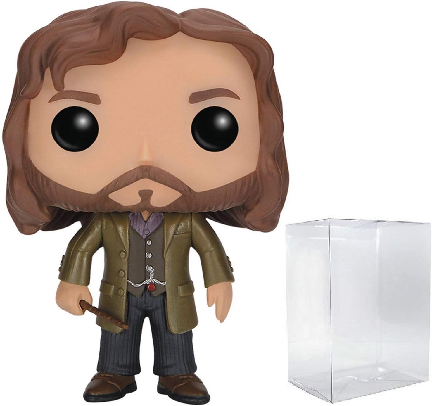 POP Harry Potter - Sirius Black Funko Vinyl Figure (Bundled with Compatible Box Protector Case), Multicolor, 3.75 inches