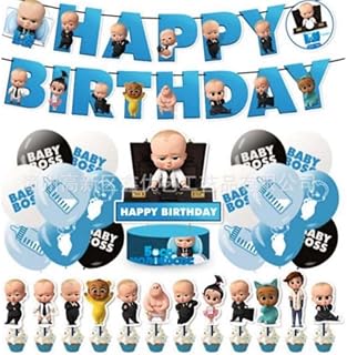 baby birthday decoration and supplies, baby party supplies and theme balloon, happy birthday banner, cake topper,cup cake,baby theme party