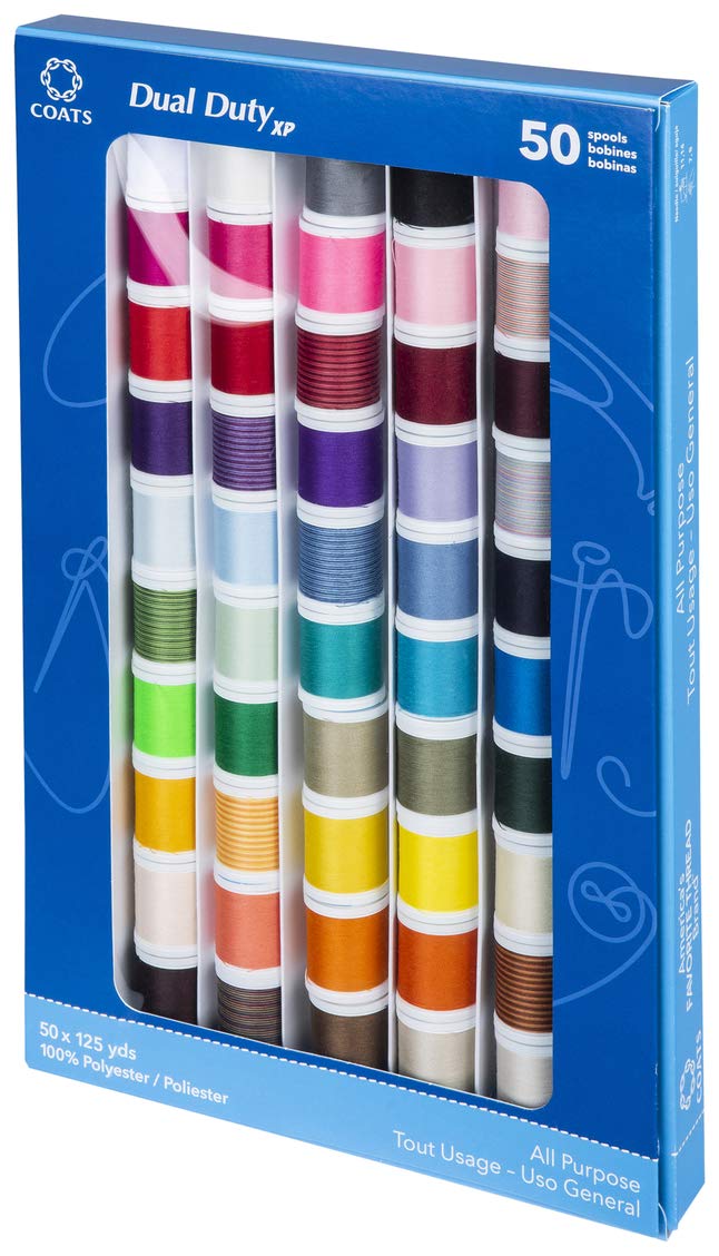 Coats & Clark Inc. Dual Duty XP General Purpose Collection Thread kit, Each, Multiple Color, 50 Count