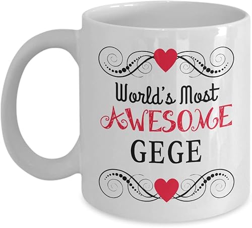 Taza de café Gege, taza de café divertida de la abuela, 11 oz