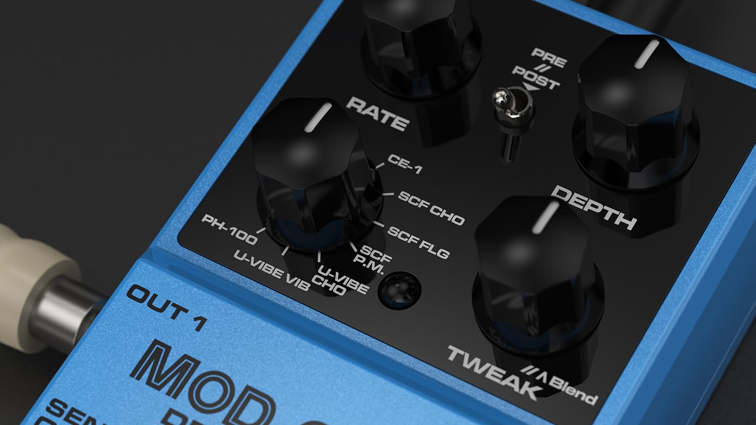 NU-X | Pedale Mod Core Deluxe mkII con nuovi modelli di effetti, opzioni di segnale e routing