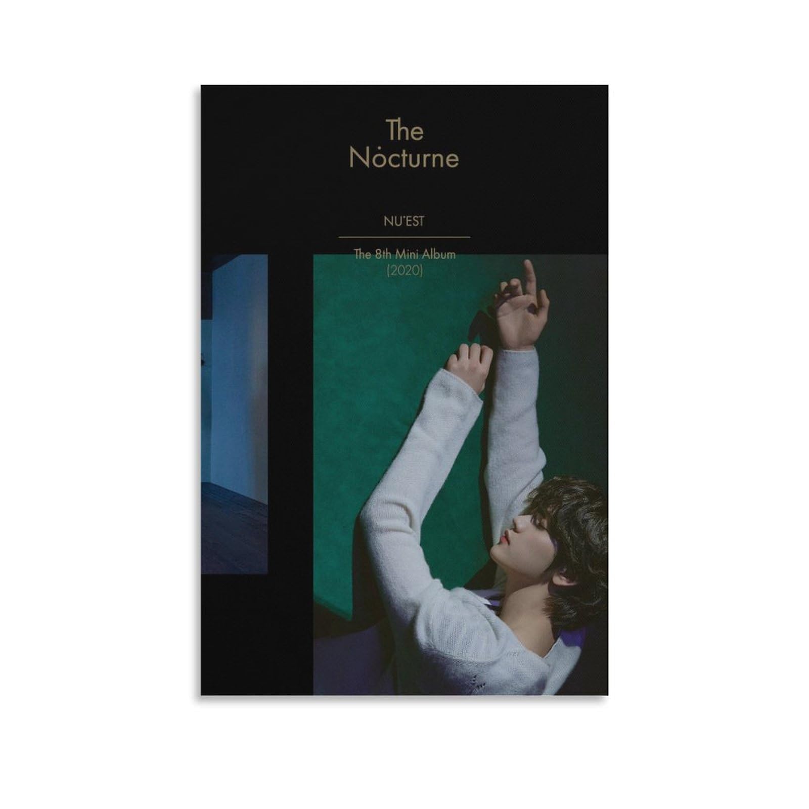 Ren Nuest Kpop The Nocturne I’m in Trouble Teaser Music ALBUM COVER KPOP ARTIST Poster Decorative Painting Canvas Wall Art Living Room Posters Bedroom Painting 08x12inch(20x30cm)