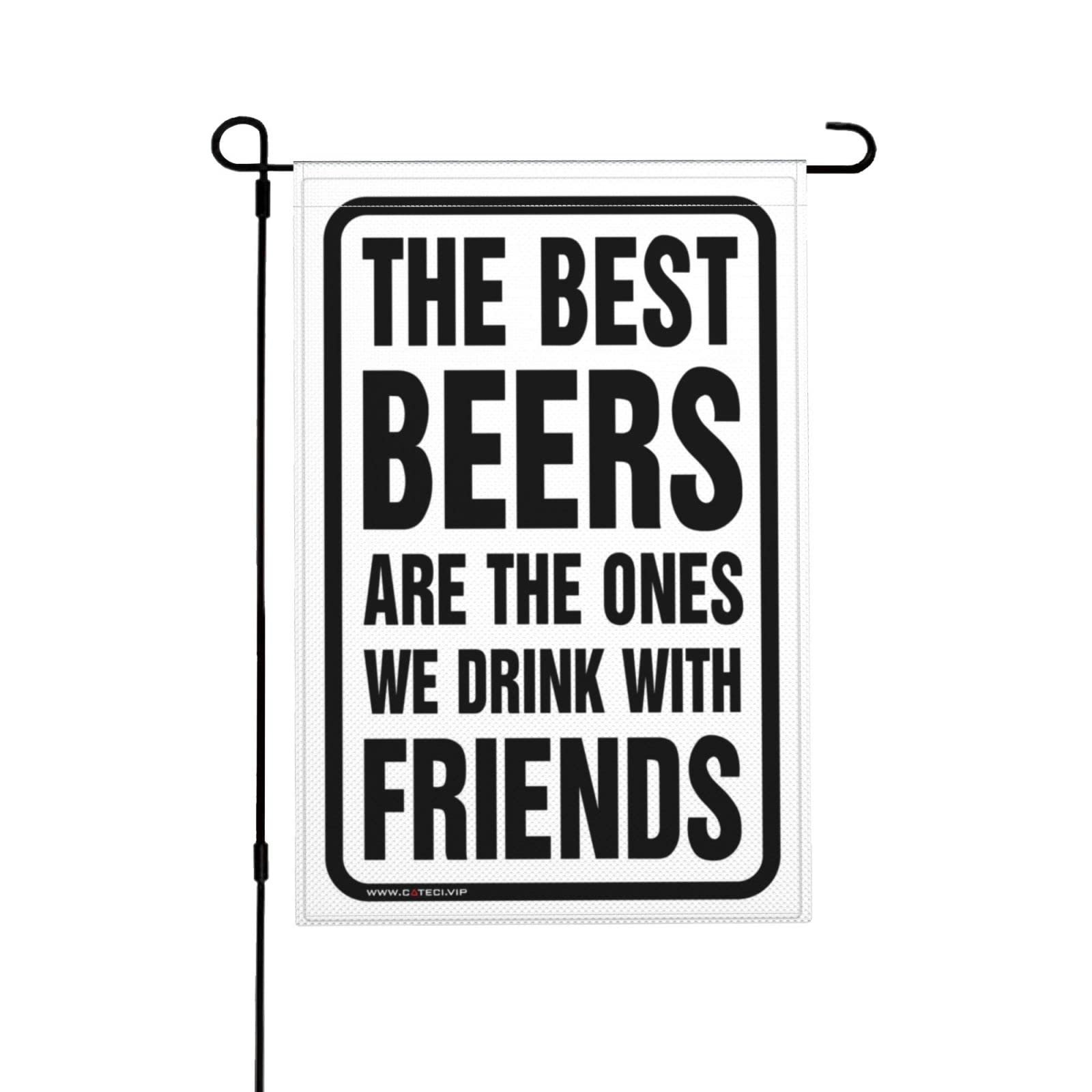 Dsocuiubos Summer Welcome Garden Flag The Best Beers are The Ones We Drink with Friends Garden Flag Flag for Garden Decorative Garden Flags