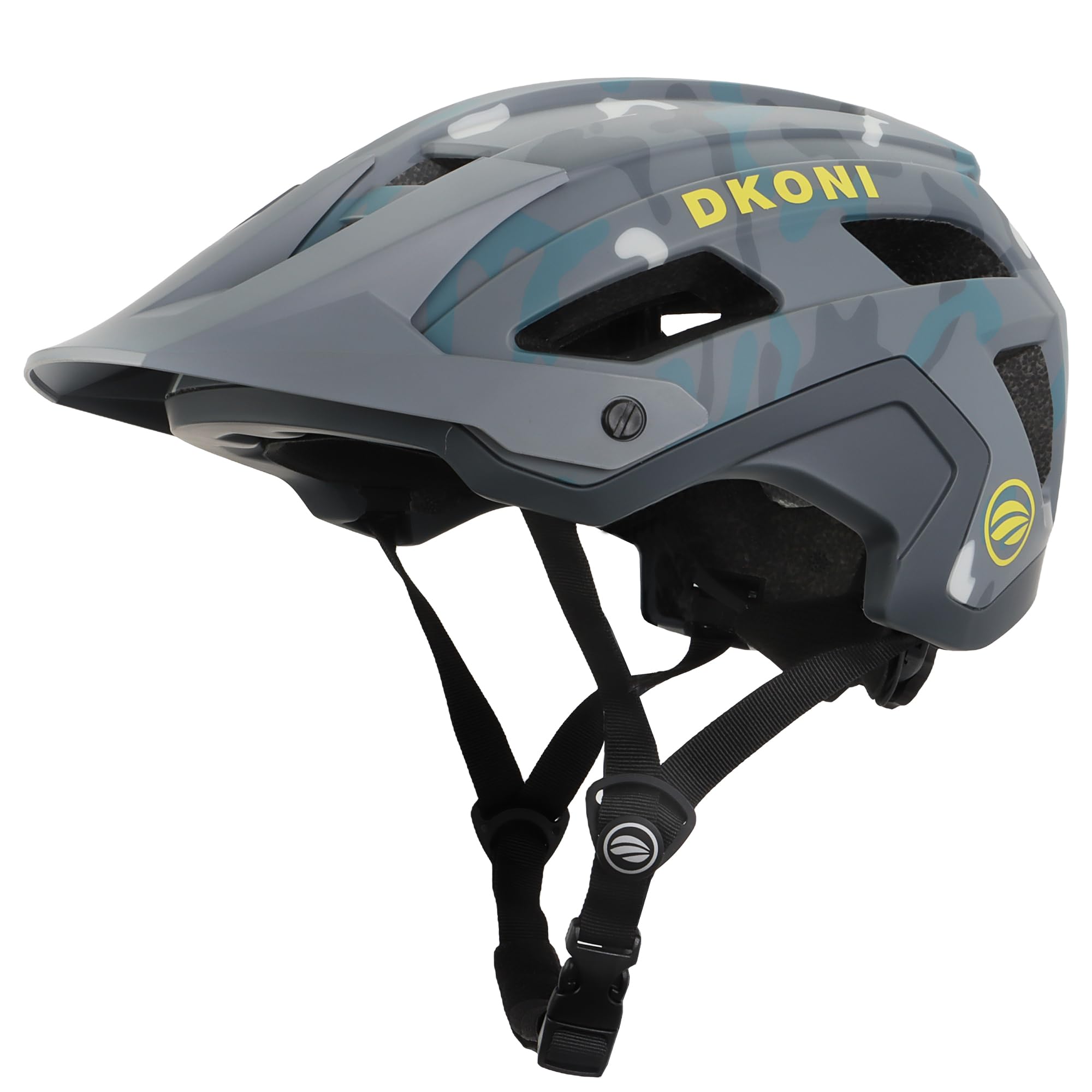 Casco de bicicleta de montaña, casco ligero para ciclismo MTB con visera y  carcasa de PC para adultos, jóvenes, hombres y mujeres