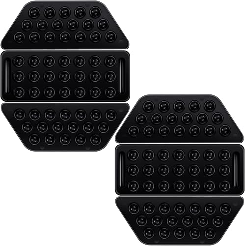 BeapTcely Almohadillas negras de snowboard para pisadas, almohadilla de agarre para snowboard, alfombrilla antideslizante de goma autoadhesiva para