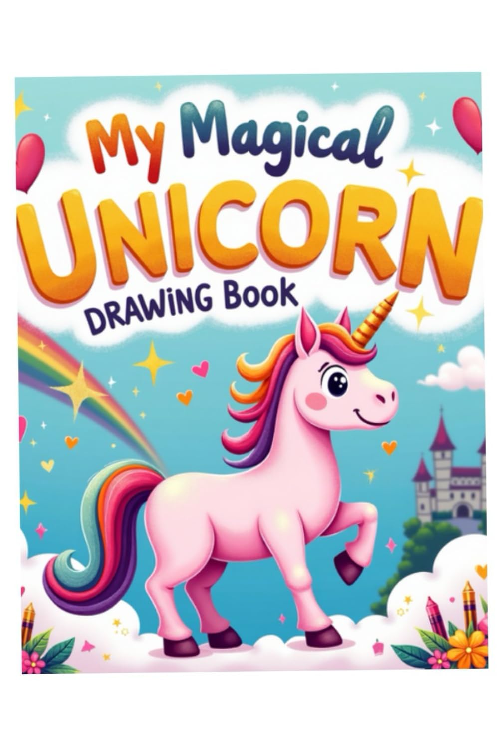 Unicorn Magic: Learn to Draw & Color Cute Unicorns: Simple Lessons to Draw, Outline, and Color Adorable Unicorns