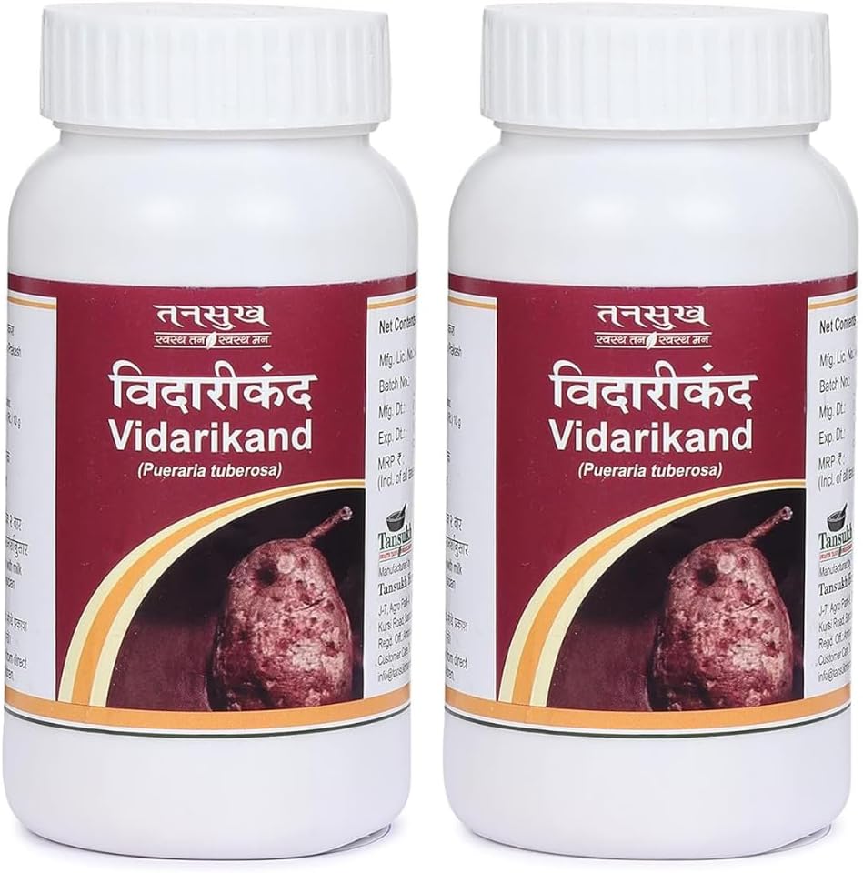 - Tansukh Vidarikand Powder 200g | Pack of 2 x 100g | Bidharkand Churna Indian Kudzu Root Powder | Herbal Support for Strength, Vitality and Daily Wellness