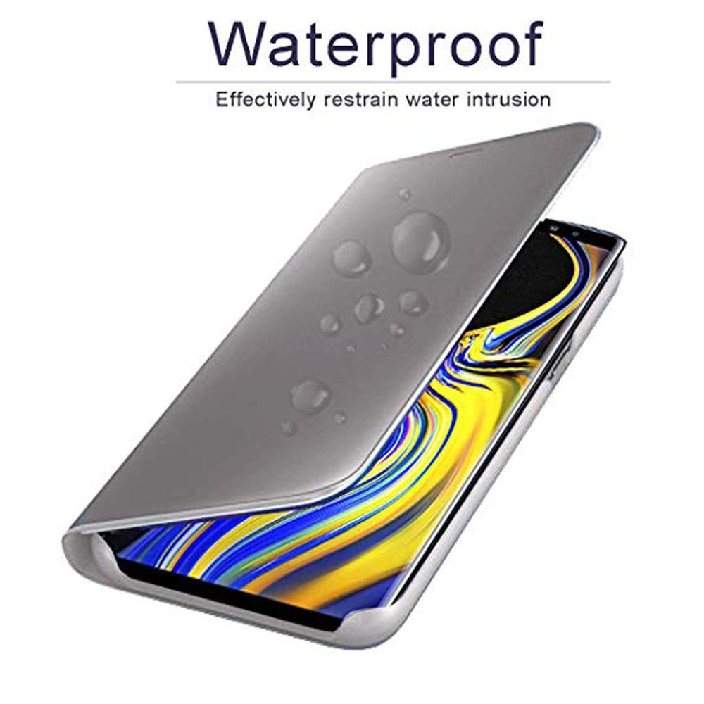 Coque à Rabat Clear View Pour Xiaomi Redmi 13C 4G – étui Miroir Noir – Neuf