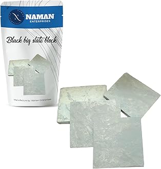 NAMAN ENTERPRISES Slate pencil Black big slate block pack