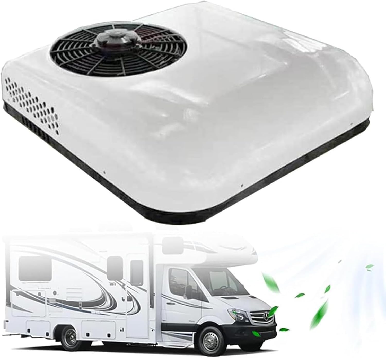 Rv Air Conditioner Caravan Roof Air Conditioner, 12V/24 Rv Air Conditioner, Dc Air Conditioner Truck Rv Bus Excavator Agricultural Vehicle Construction Car No Fuel Consum,