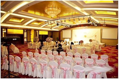 Soulfeel 1 X Long Stretch Spandex Dining Chair Cover Protectors, Super Fit Banquet Chair Seat Slipcovers For Hotel And Wedding Ceremony, Removable & Washable (White) #TOP1