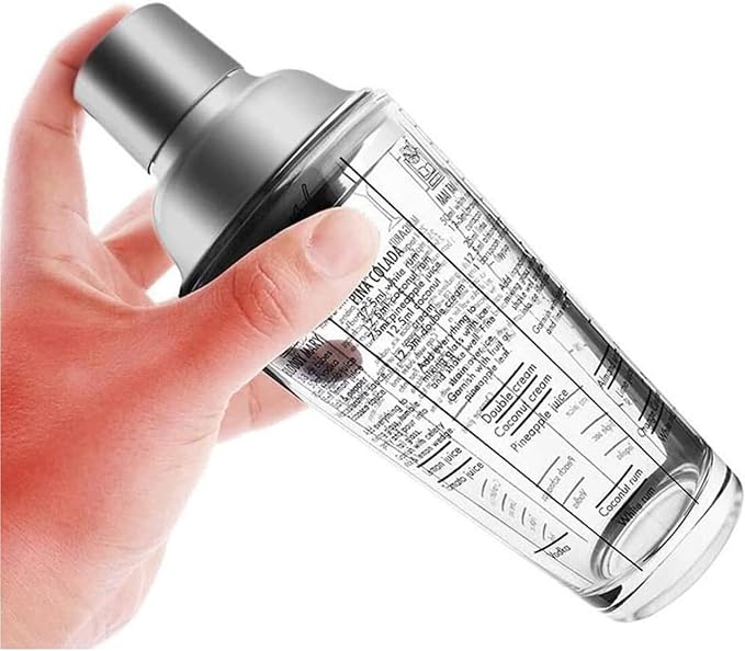 Set de Coctelera y Herramientas para Bar 400ml con Estante miniatura 5