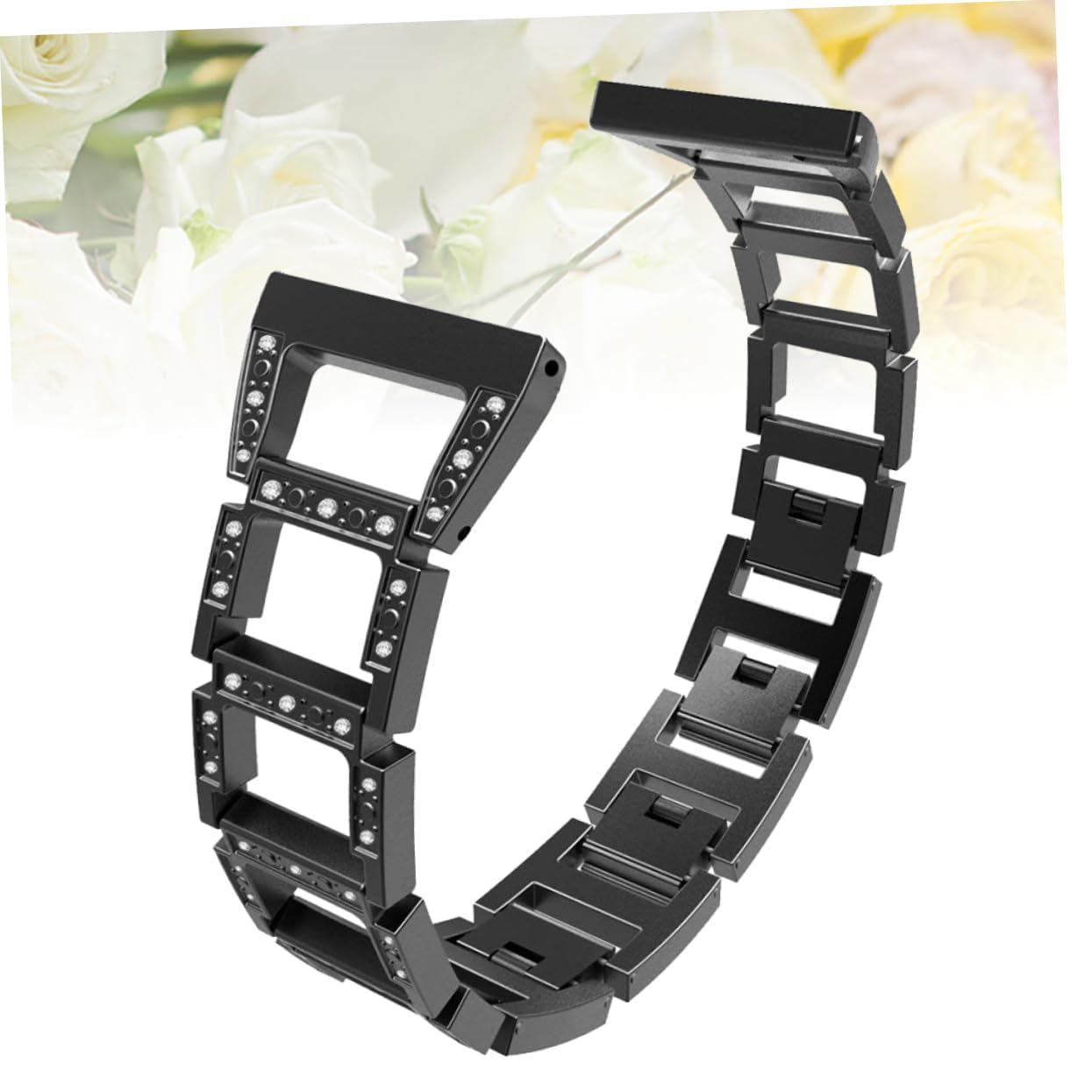 HEMOTON 2 Pièces Bracelet De Montre En Acier Inoxydable Bracelet De Montre- De Remplacement En Acier Inoxydable Trapézoïdal Lite