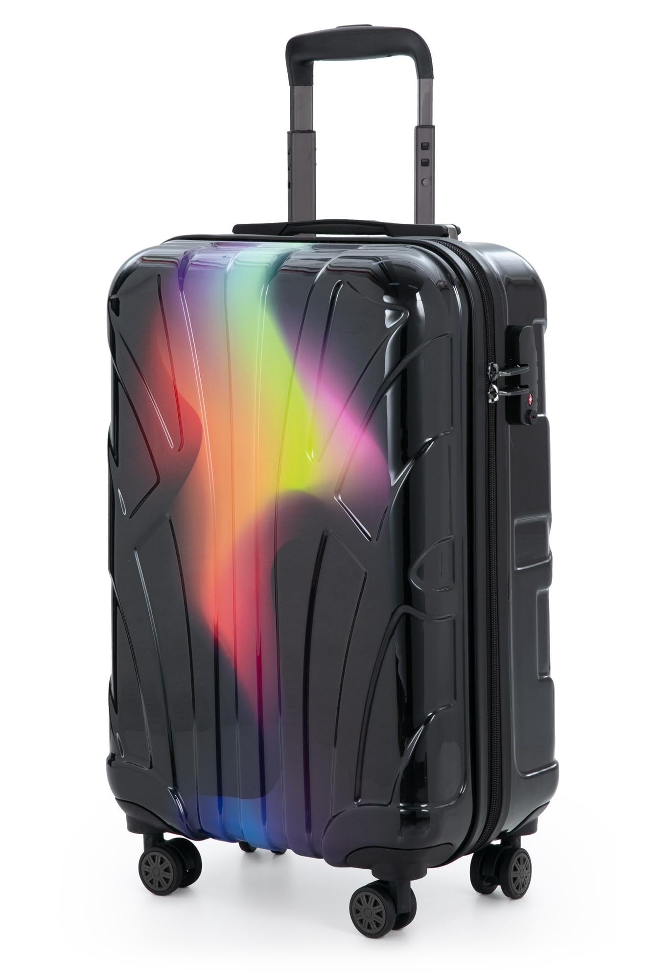 Suitline - Maleta de Mano rígida, Trolley 4 Ruedas, TSA, 55 cm, Aprox. 34 litros, 100% ABS Mate, Azul Oscuro — view 137