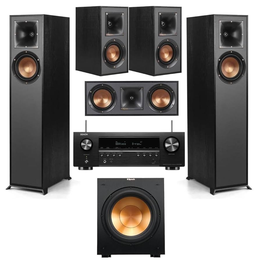 クリプシュKlipsch R-52C センタースピーカー ブラック　美品 クリプシュKlipsch R-52C センタースピーカー ブラック 美品