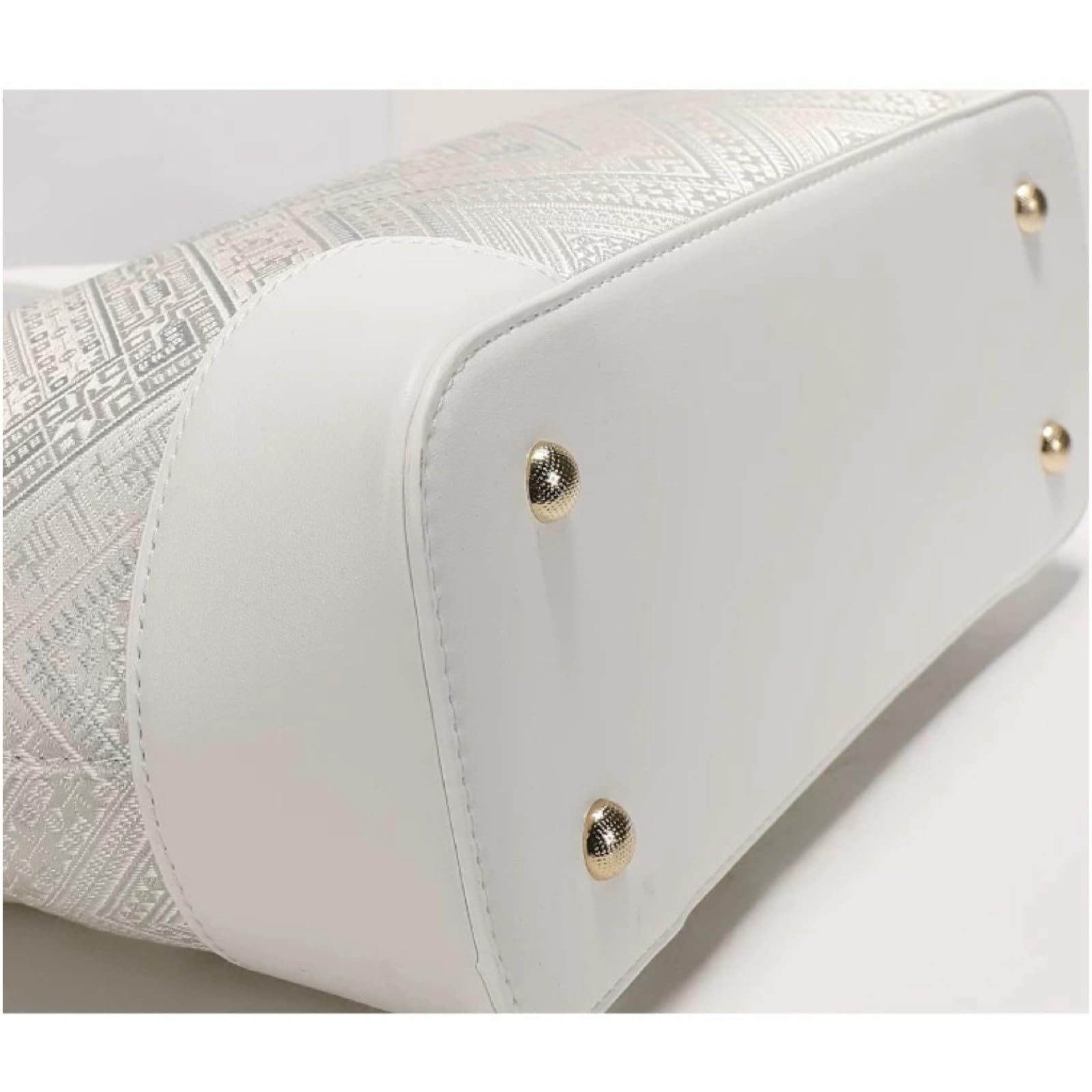HJDMO Borsa in pelle da donna grande borsa a tracolla con tasche multiple chiusura a bottone magnetico borsa a mano design patchwork per spostamenti quotidiani