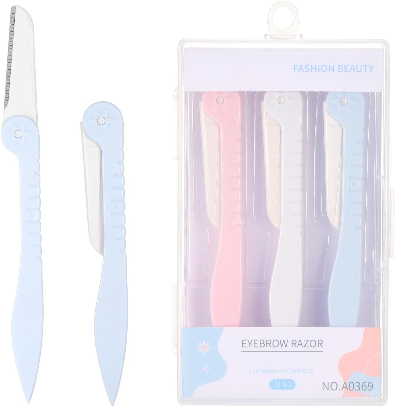 3 stuks opvouwbare wenkbrauwvormers voor dames gezicht scheerapparaat wenkbrauw eyebrow shaper voor gezicht lichaam wenkbrauwen dames mannen wenkbrauwen trimmer scheerapparaat
