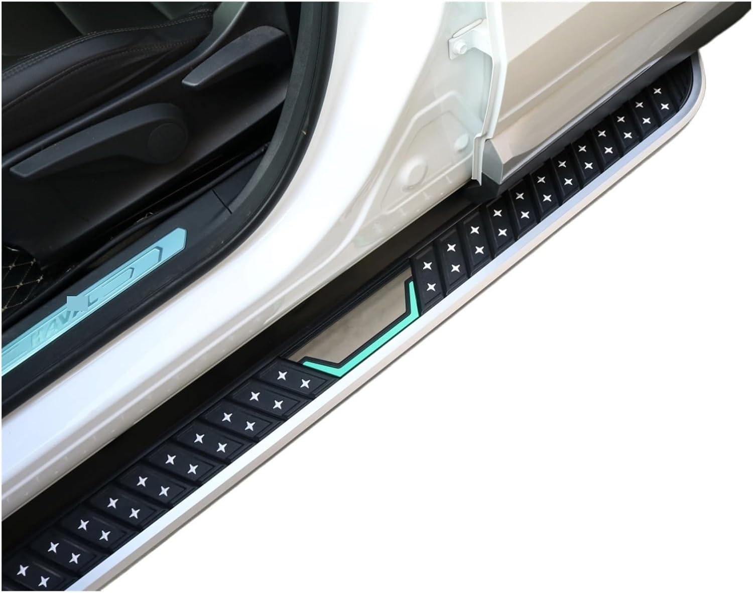Side Step Pedal Bar Running Board Compatible with Nissan X-Trail Rogue T33 2021-2023