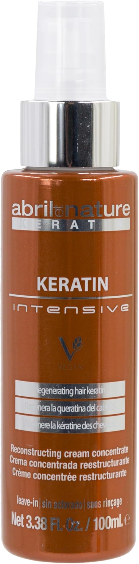 Professional Hair Serum with Keratin - Keratin Line - Hair Concentrate that Repairs and Regenerates - Adds Shine and Softness - Professional Hairdressing Treatment - 100 ml