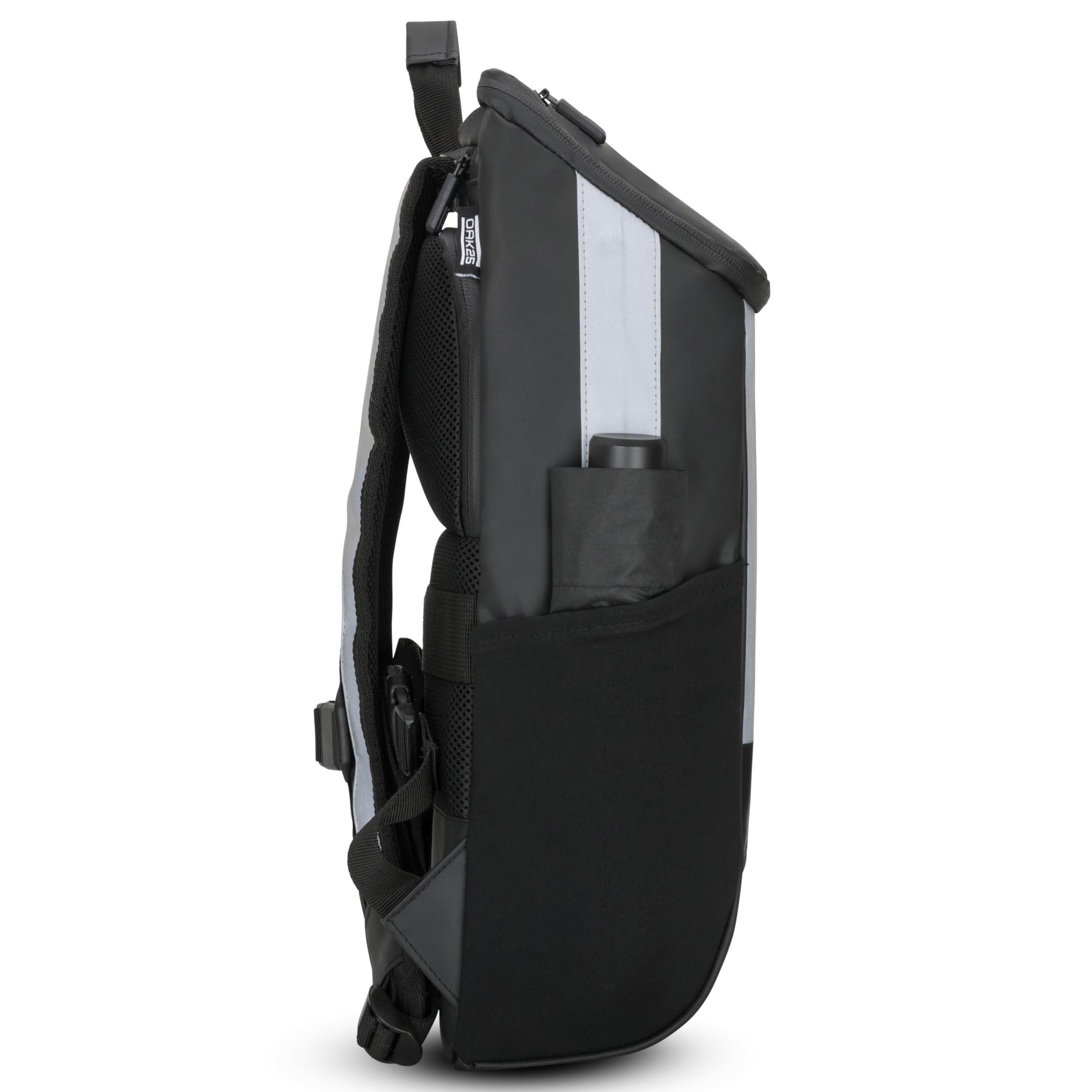 OAK25 Torba na bagażnik – Daybag Bike – odblaskowy plecak dzienny 2 w 1 i torba na bagażnik – plecak do jazdy na rowerze, na co dzień, do pracy, w podróży – odporny na działanie wody