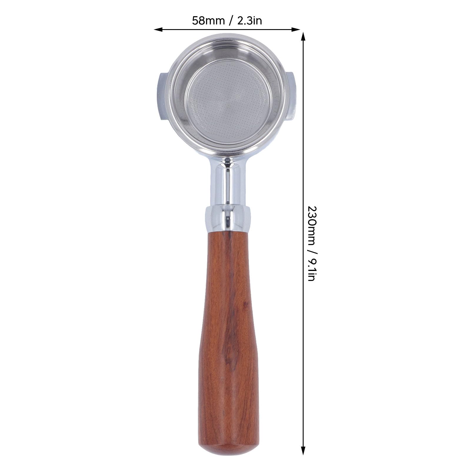 Koffieproducten, 54mm Bodemloze Naakte Portafilter Compatibel met 54mm