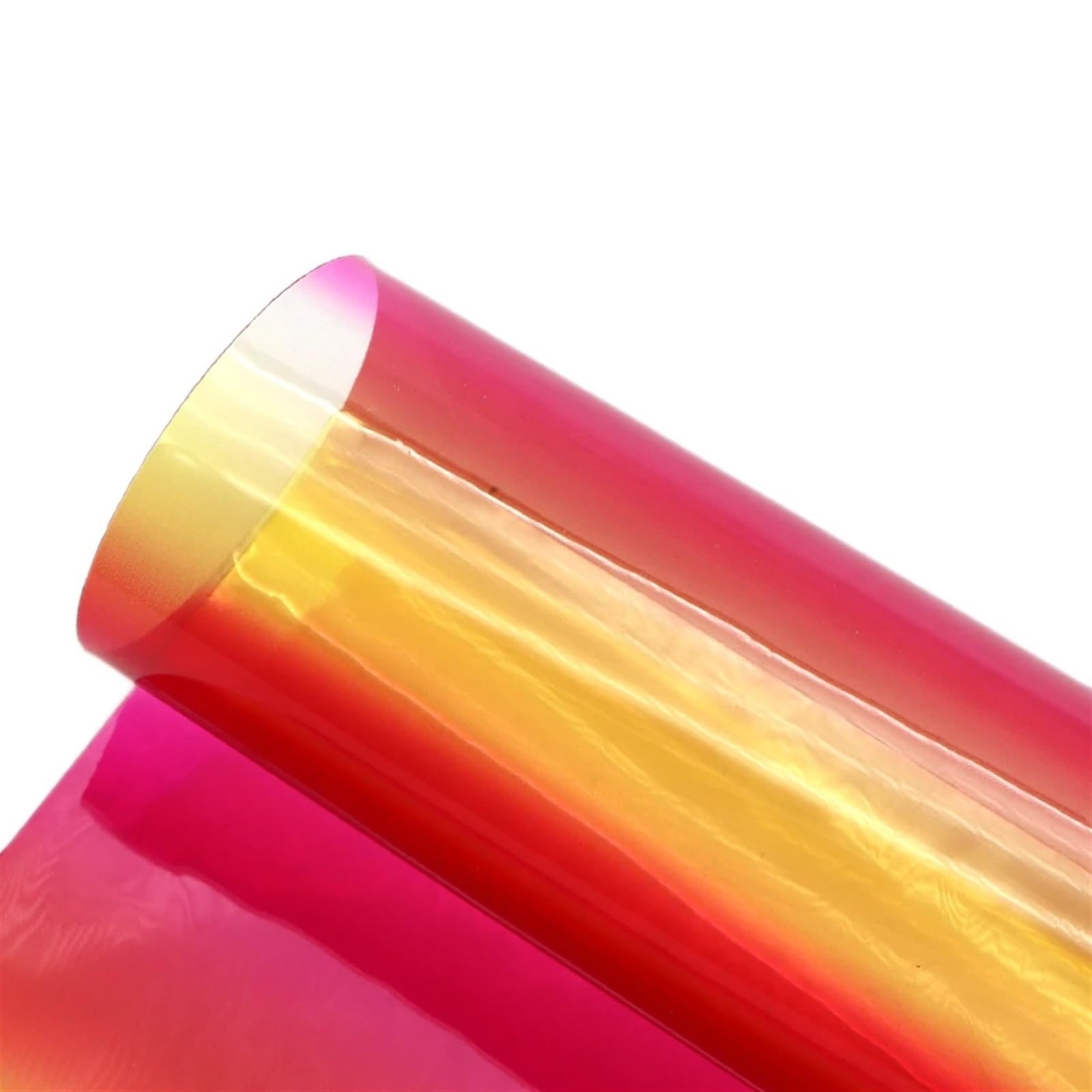 Przezroczysty winyl PVC, Arkusze ze skóry PU, wielokolorowe, różne rozmiary, opakowanie 14 sztuk, do torebek, akcesoriów rzemieślniczych(1 Rainbow,50x130cm)