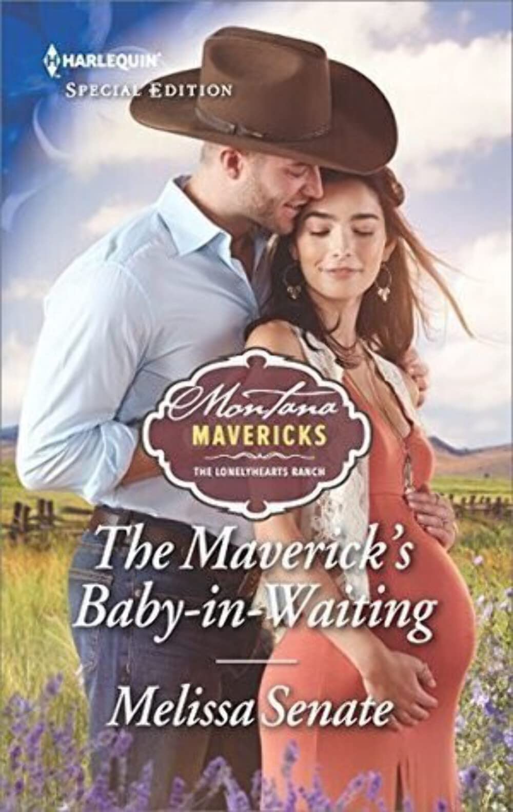Cover of The Maverick's Baby-in-Waiting