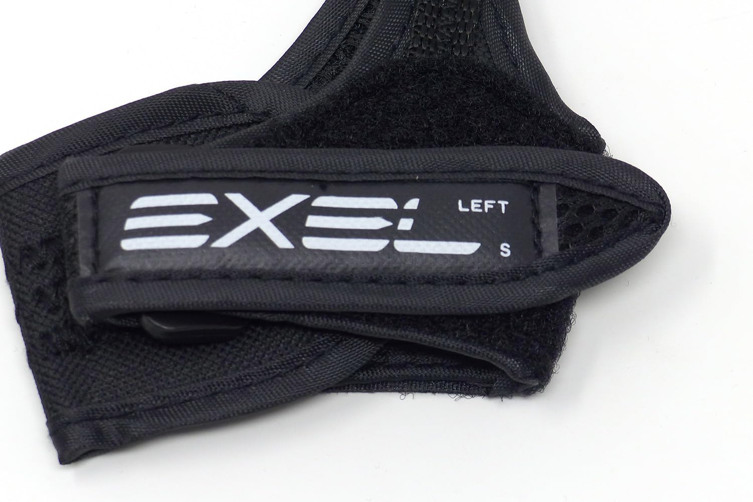 EXEL | Dragonne de marche nordique Evolution (1 paire) noire, passant pour trou pour le pouce