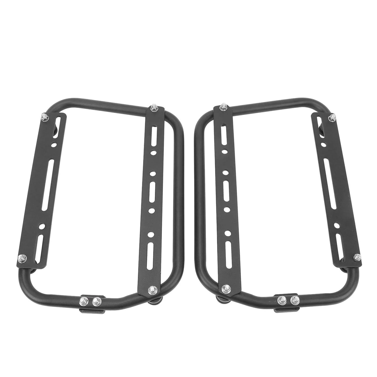 Bastidores De Soporte para Maleta Lateral Motocicleta Alforja Aleación Aluminio Soportes Alta Capacidad Carga Accesorios para Motocicletas Pastelera Equipaje Trasero