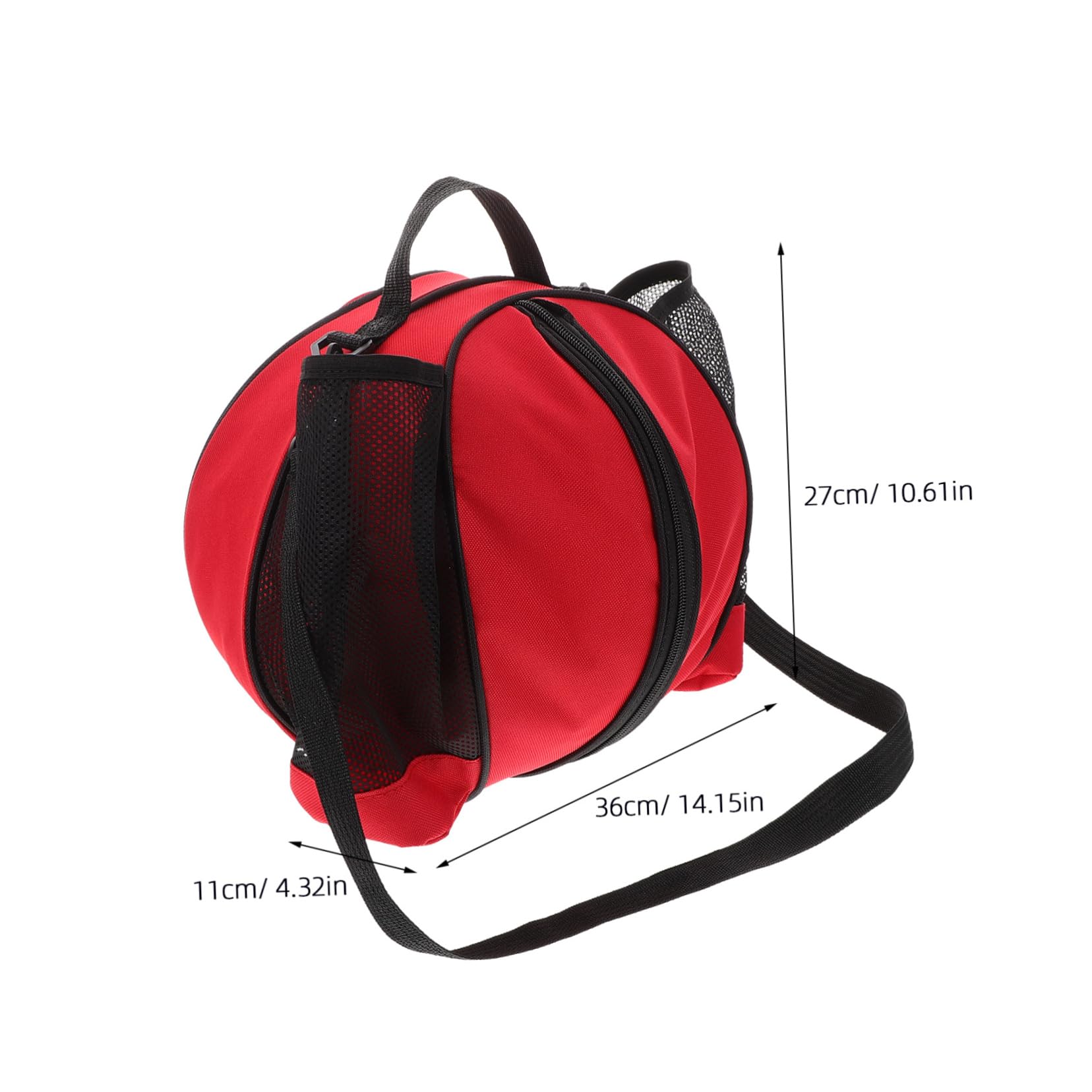 balacoo Versatile Sports Gear Bag for Basketball Soccer Volleyball Mesh Ball Holder Compact Stylish for Boys Girls
