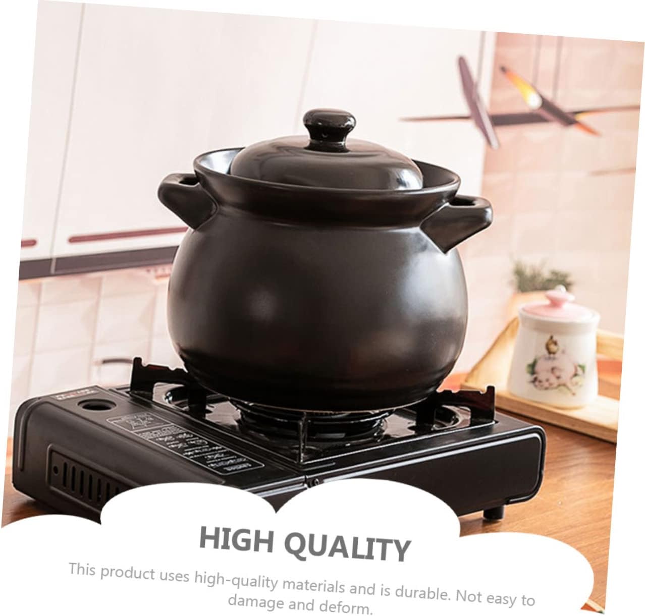 Unomor 1pc High-temperature Resistant Cookware Soup Pot Lid for Chicken Casserole Rice Pot Rice Container for Home