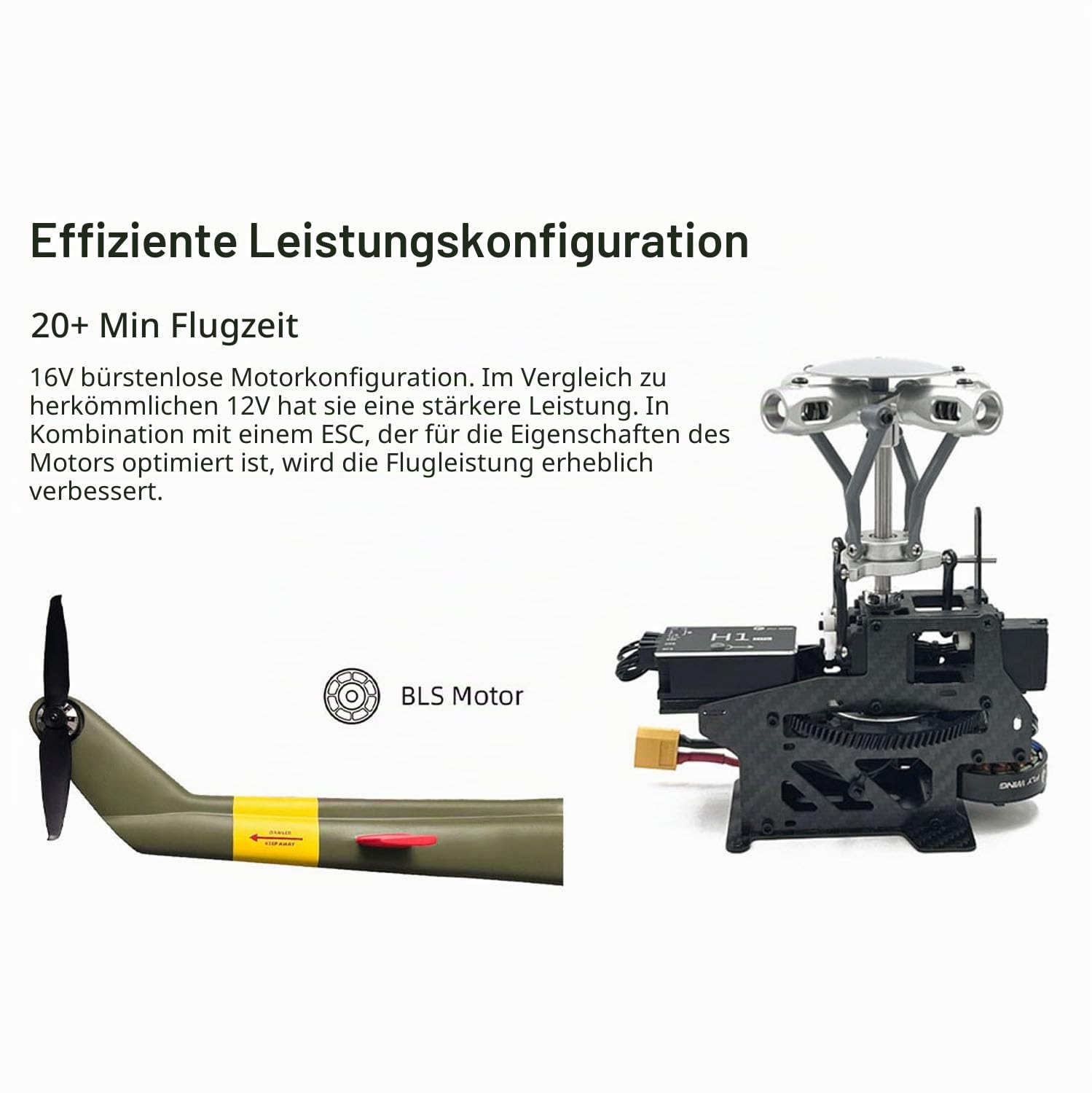 TOUCAN RC HOBBY FLYWING UH1 V4 RC Hubschrauber Huey Bürstenloser Motor M10N Position ier chip Automatischer Flug Low Battery Return Smart Modell Flugzeug Hobby Modell