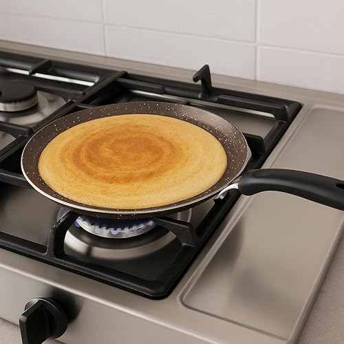 Miniatura 3 de Dosa Pan Tava Griddle Base de inducción Antiadherente Dosa Tawa Estilo Indio Antiadherente Plancha redonda Utensilios de cocina Cóncavo Paratha Roti