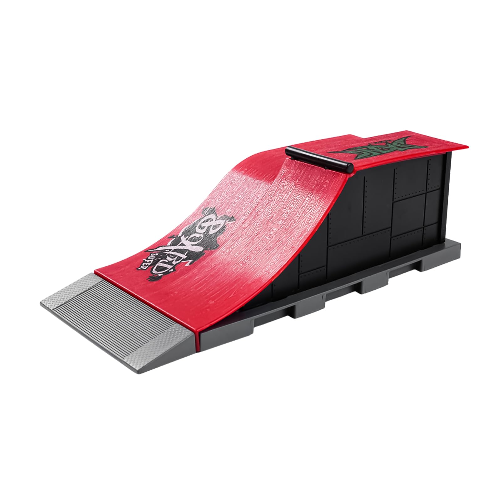 BuyWeek Kit Rampa per Skateboard per Dita Skateboard da Dito, Mini in ABS per Bambini Allenamento