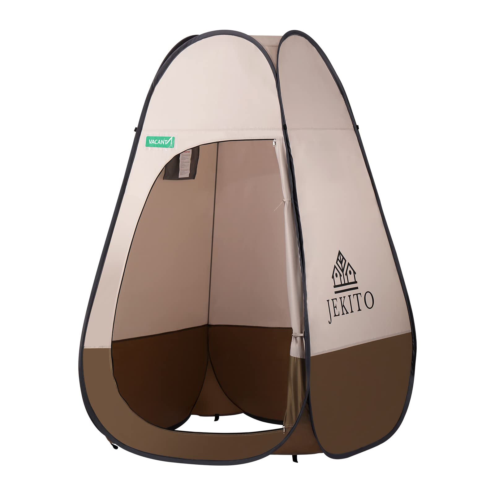 Jekito Pop Up Pod Changing Room Privacy Tent – Instant Portable Outdoor Shower Tent, Camp Toilet, Rain Shelter for Camping & Beach – Lightweight & Sturdy, Easy Set Up, Foldable - with Carry Bag